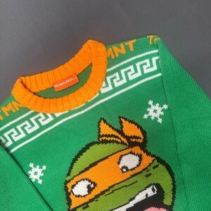 Nickelodeon Orange and Green Sweater TMNT